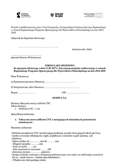 oferta szlifierka