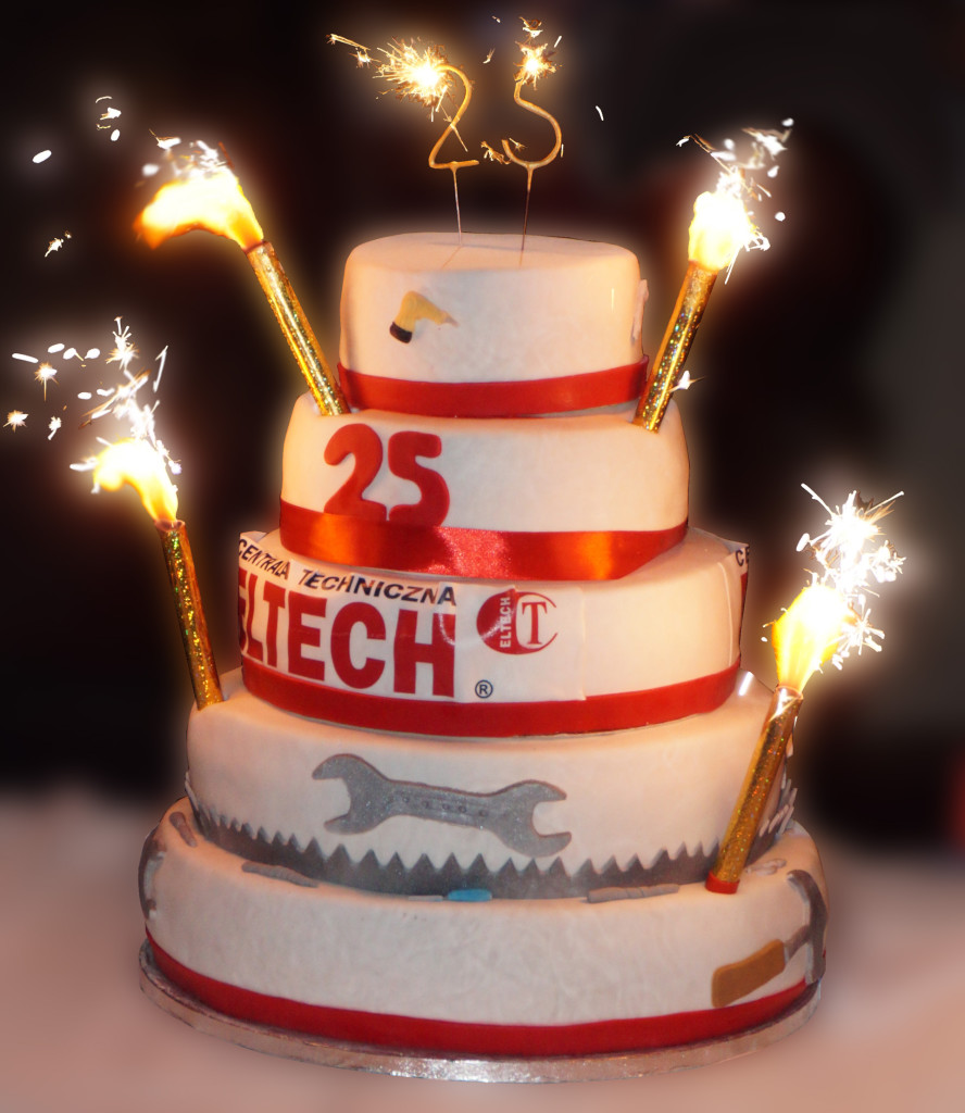 Jubileusz 25-lat ELTECH - tort