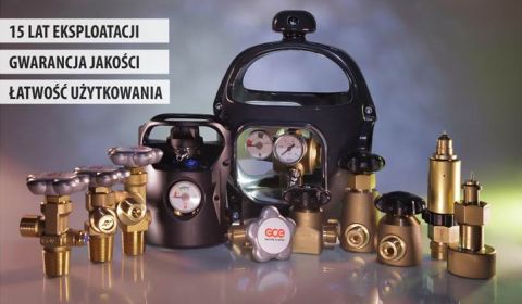 Nowa generacja zaworów butlowych GCE z zaworem resztkowym