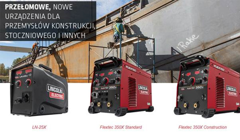 Urządzenie wieloprocesowe Flextec 350X oraz podajnik LN 25X LINCOLN ELECTRIC