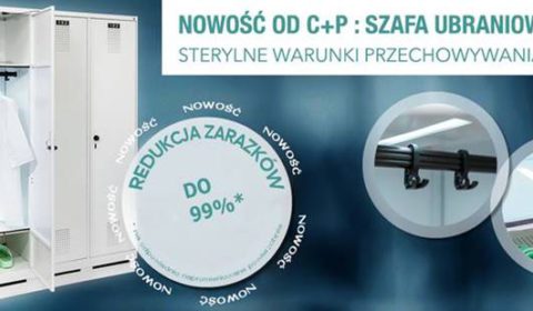 Nowość od C+P – Wirusobójcza szafka ubraniowa UV-C