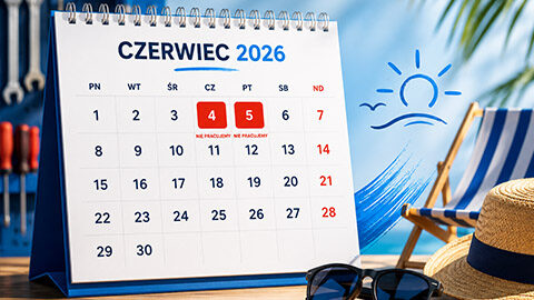 DŁUGI WEEKEND 4 i 5 CZERWCA – NIE PRACUJEMY